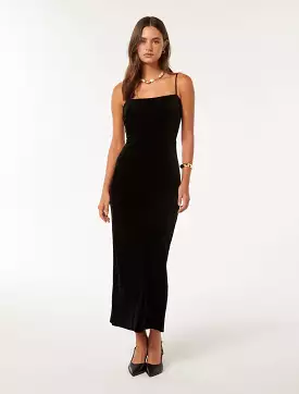 Skyler Velvet Midi Dress