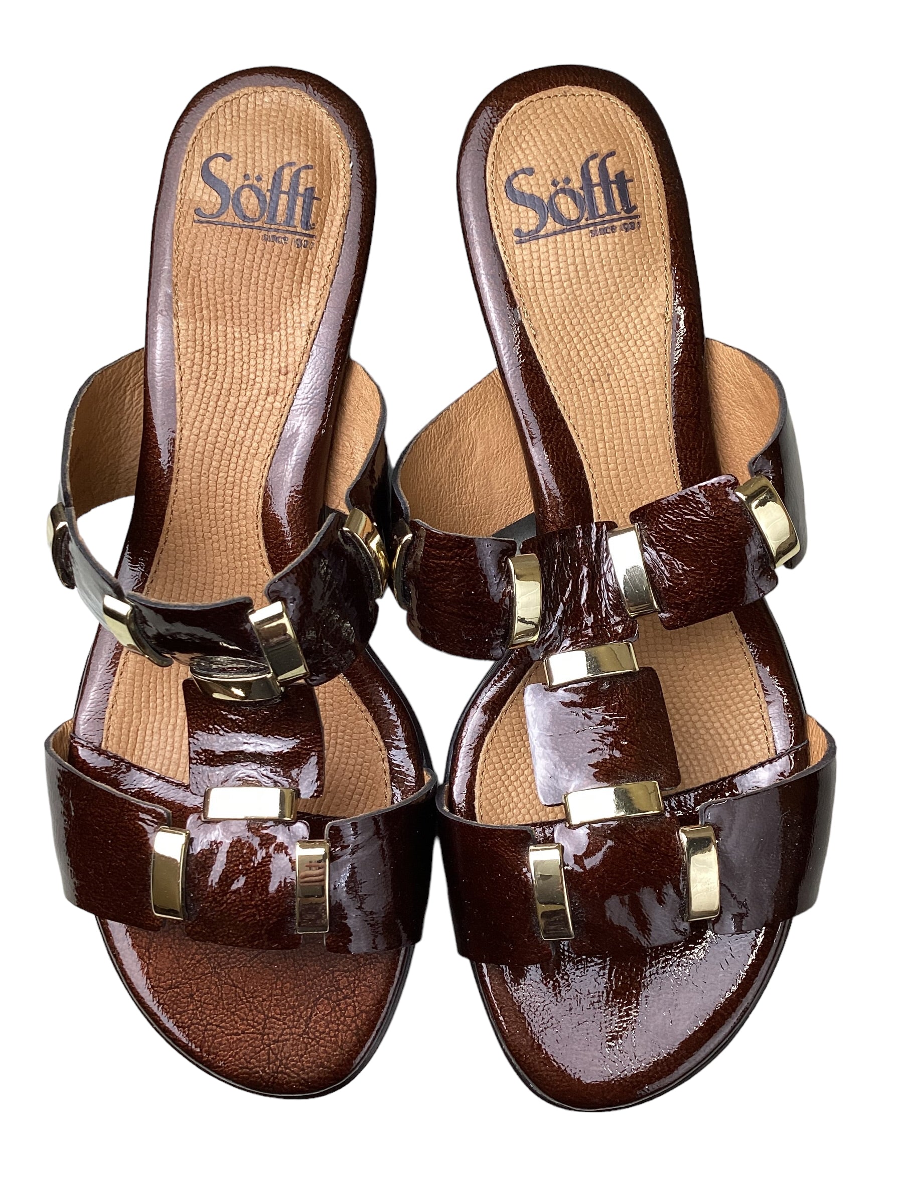 Sofft Size 8 Sandals with Block Heels