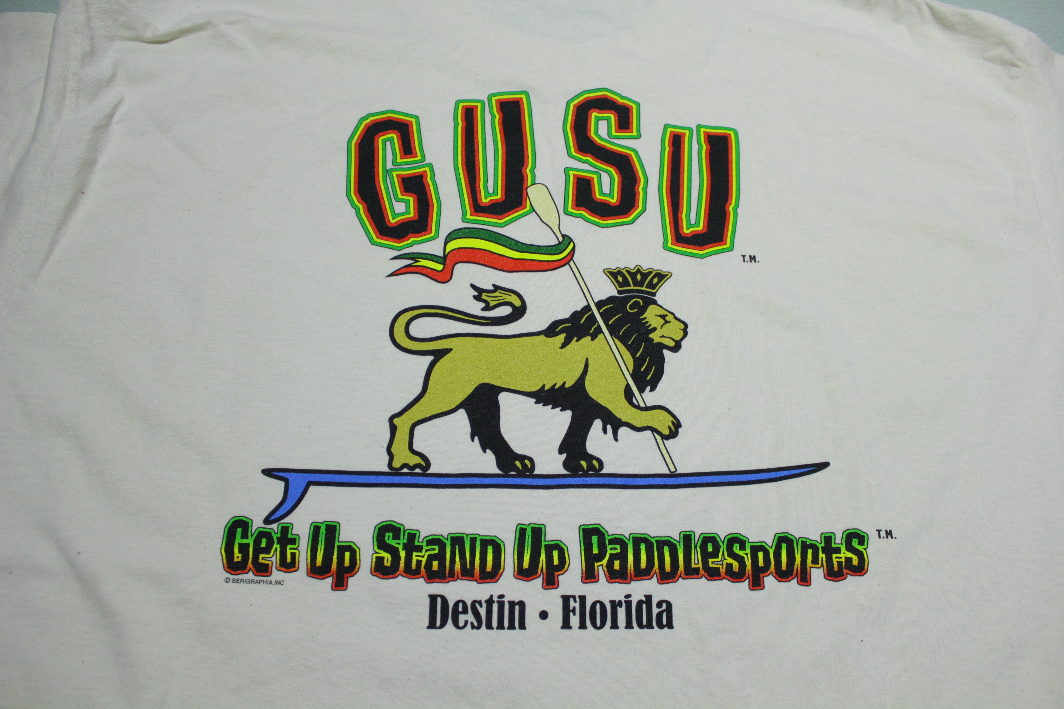 Stand Up Paddlesports Destin Florida Vintage T-Shirt - Made in USA, Single Stitch