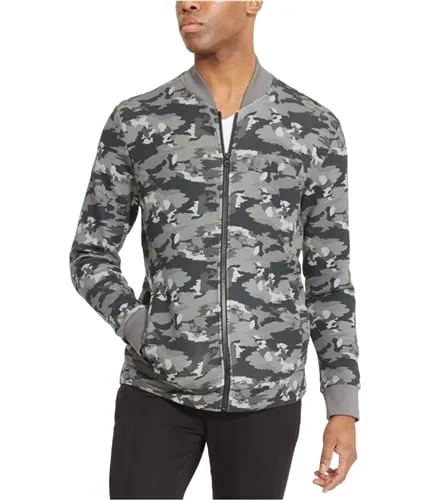 Stretch Camo Bomber Jacket for Men by Kenneth Cole