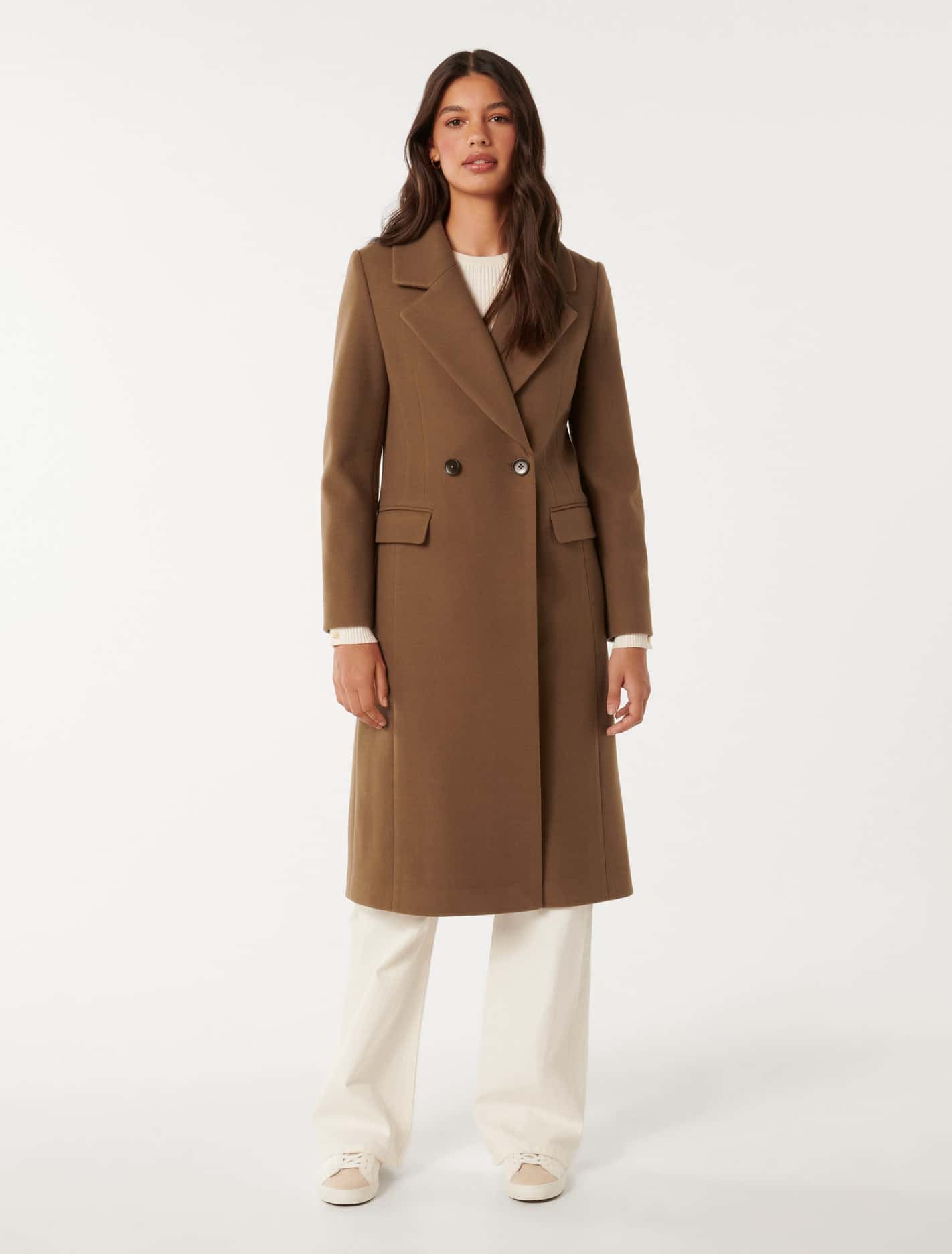 Stylish Double Breasted Coat - Claudia Collection