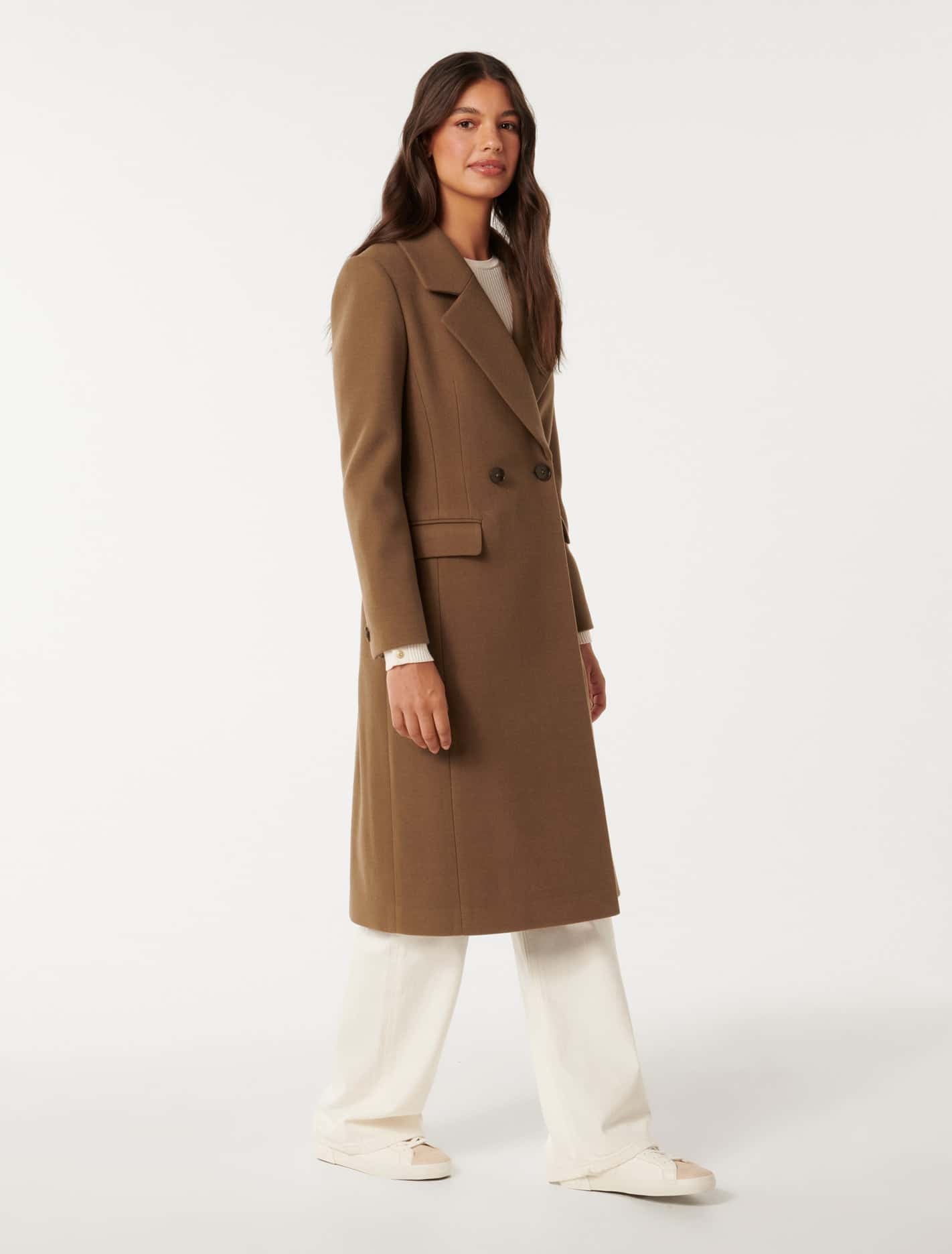 Stylish Double Breasted Coat - Claudia Collection