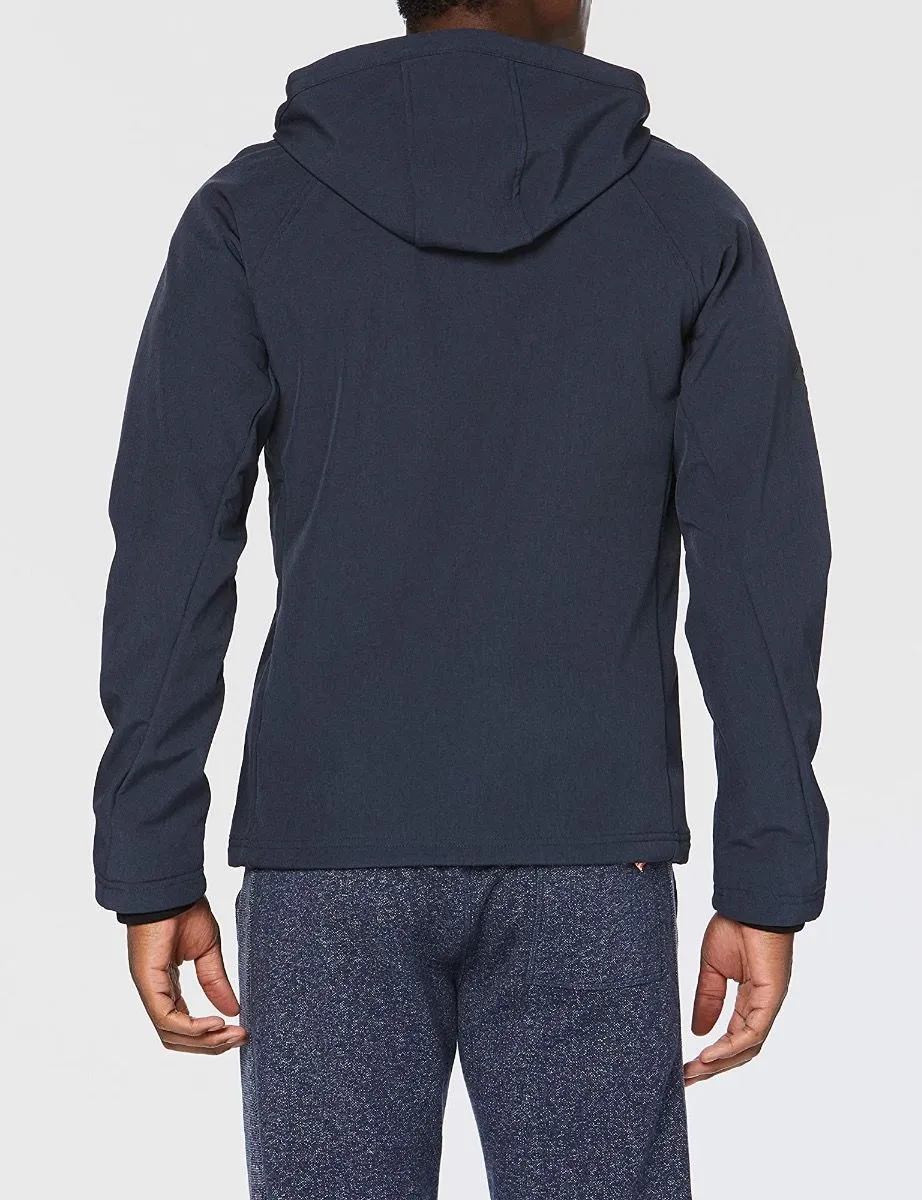 Superdry Navy Marl Hooded Jacket