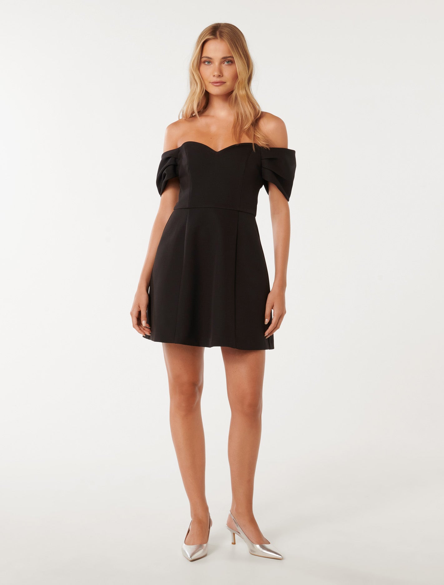 Sylvia off shoulder mini dress