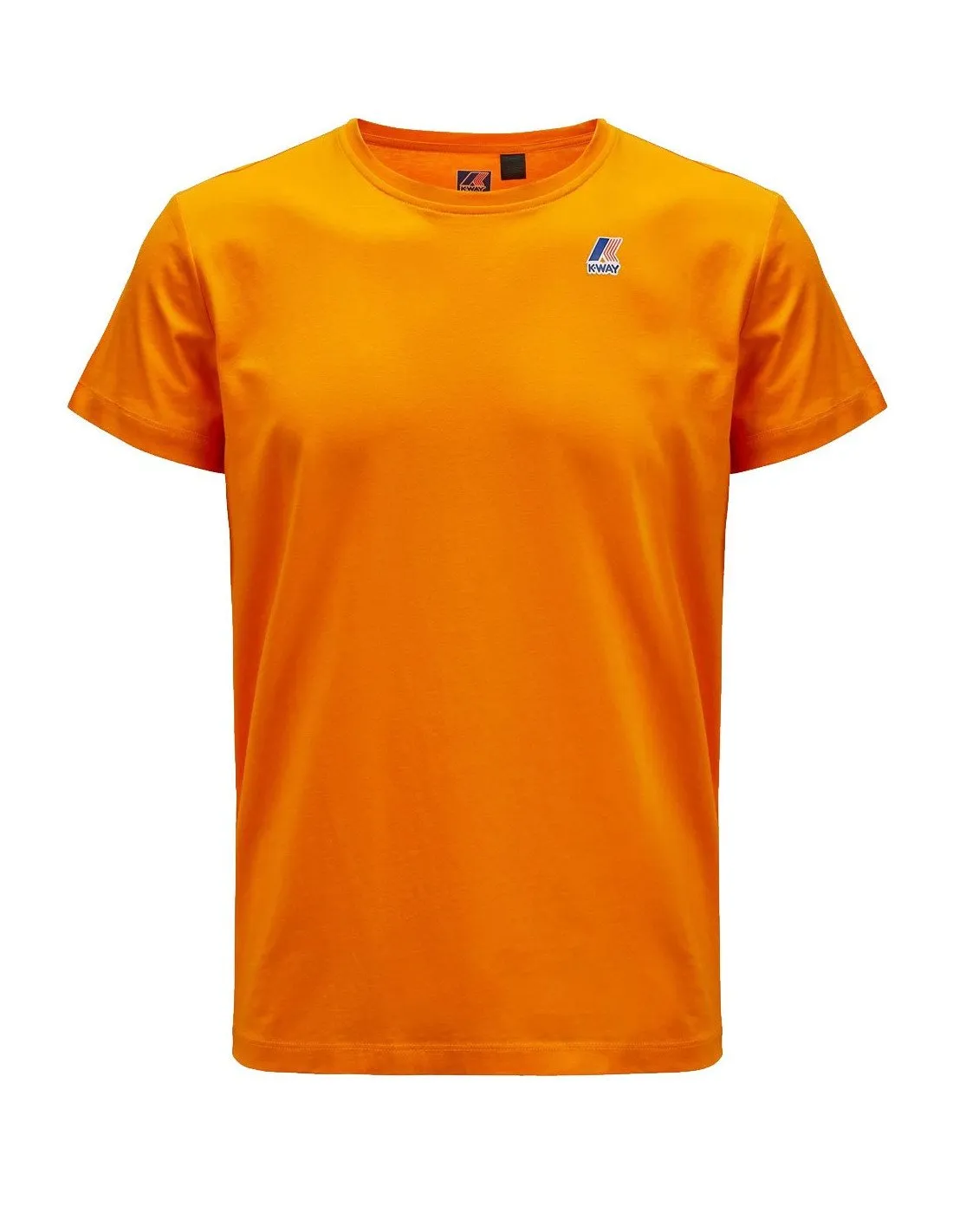 T-shirt uomo arancio K-way Le Vrai Edouard - K007JE0