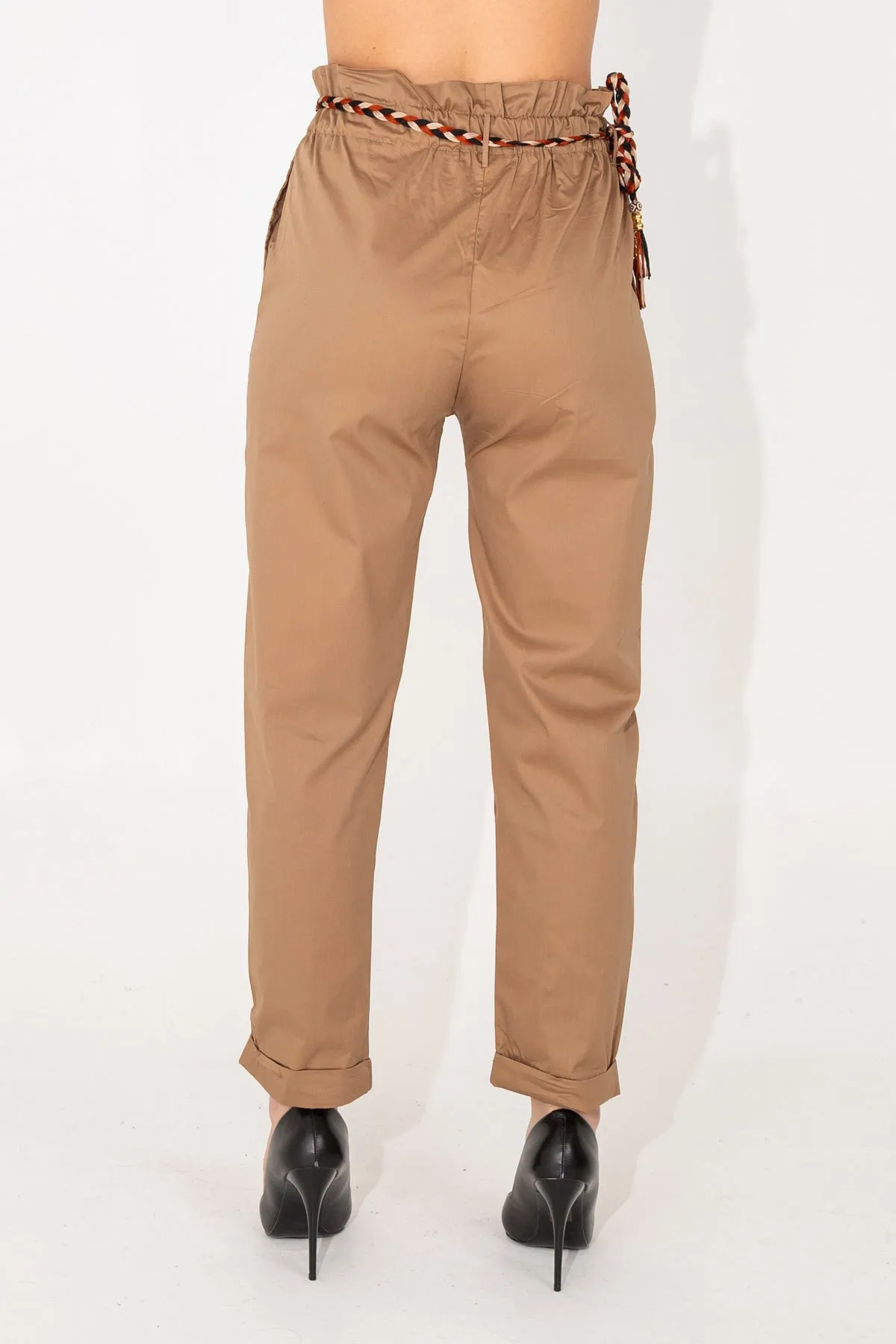 Technical fabric pants.