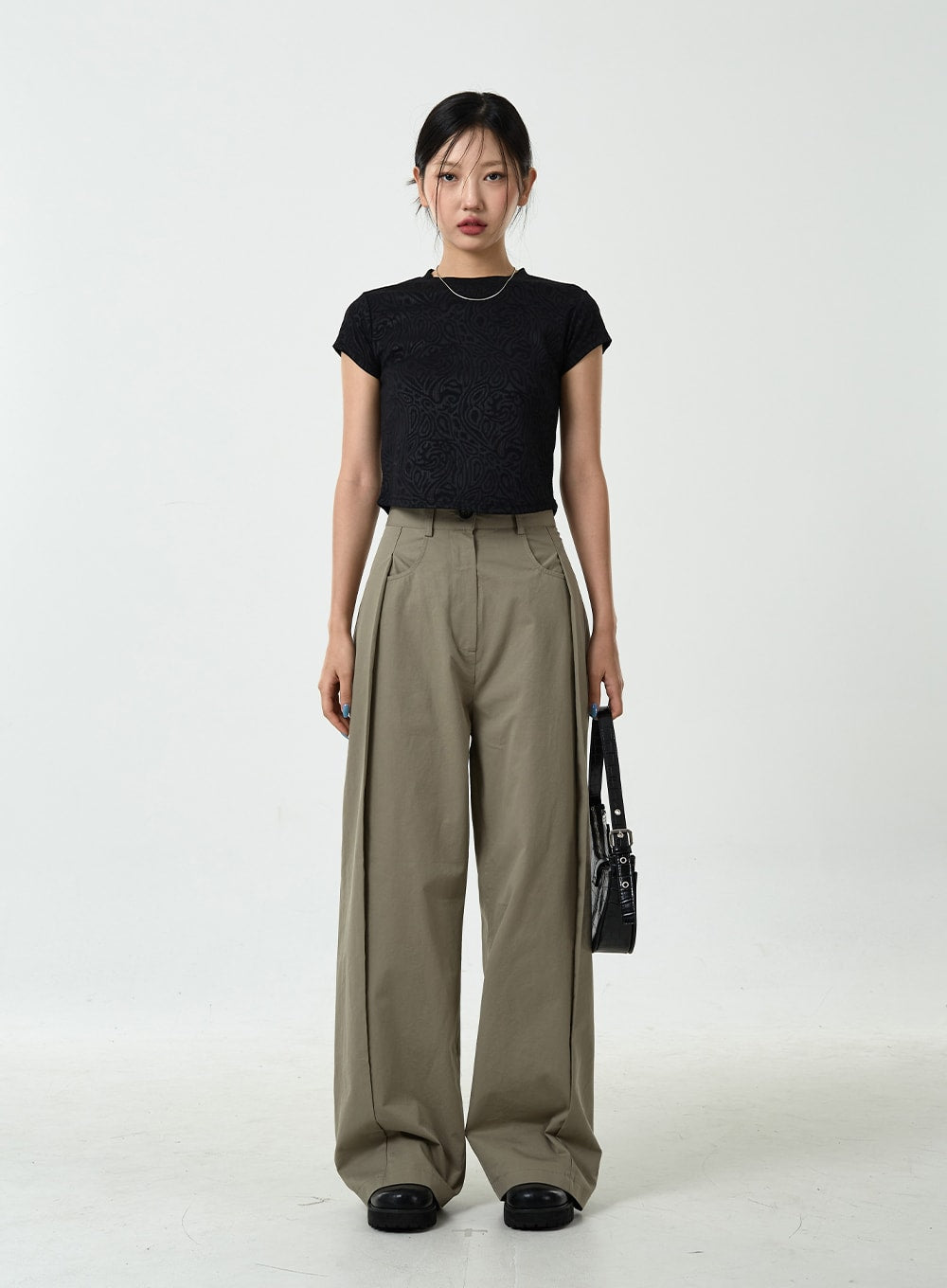 Textured Crop Top CU14