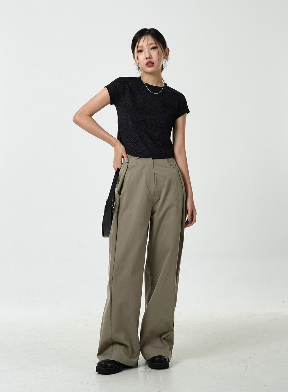 Textured Crop Top CU14