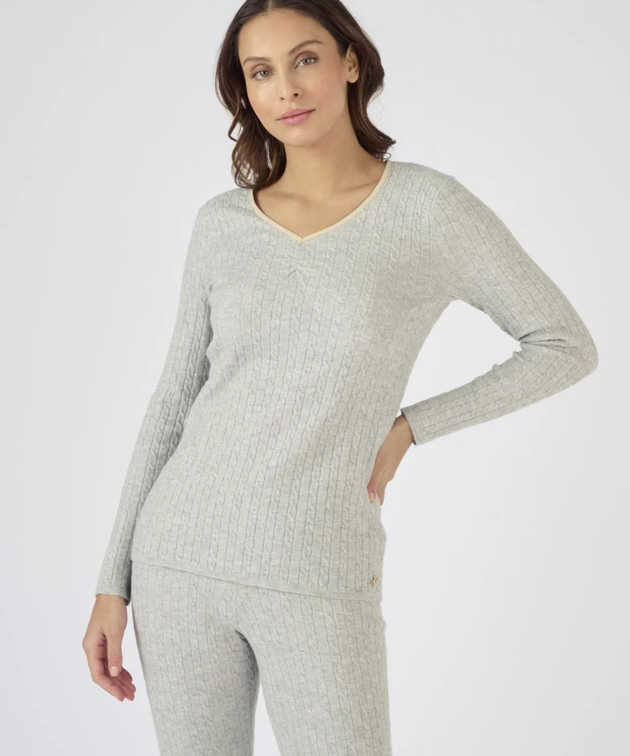 Warm Cable Knit Sweater