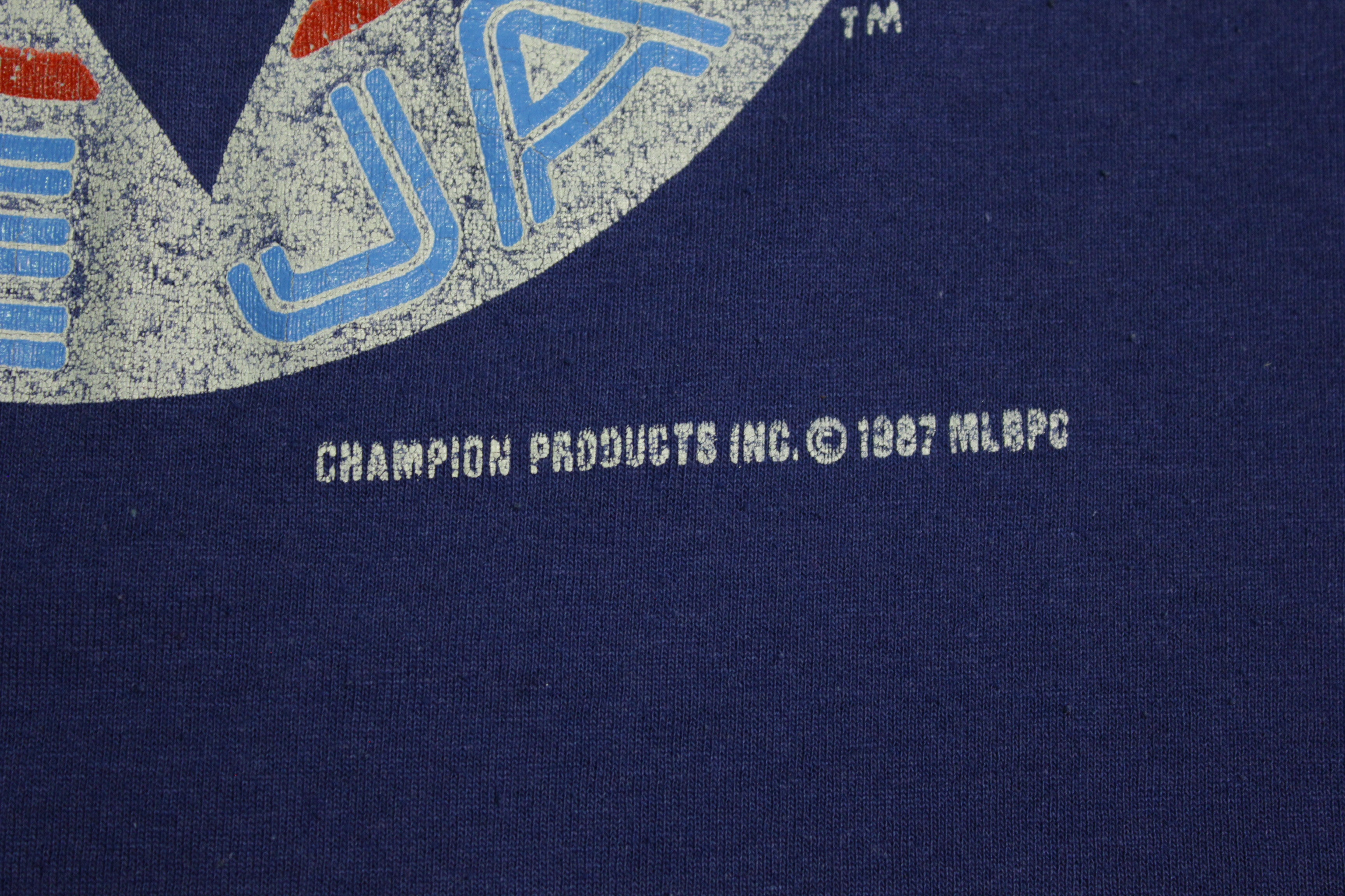 Toronto Blue Jays 1987 Vintage 80's Champion T-Shirt - Made in USA