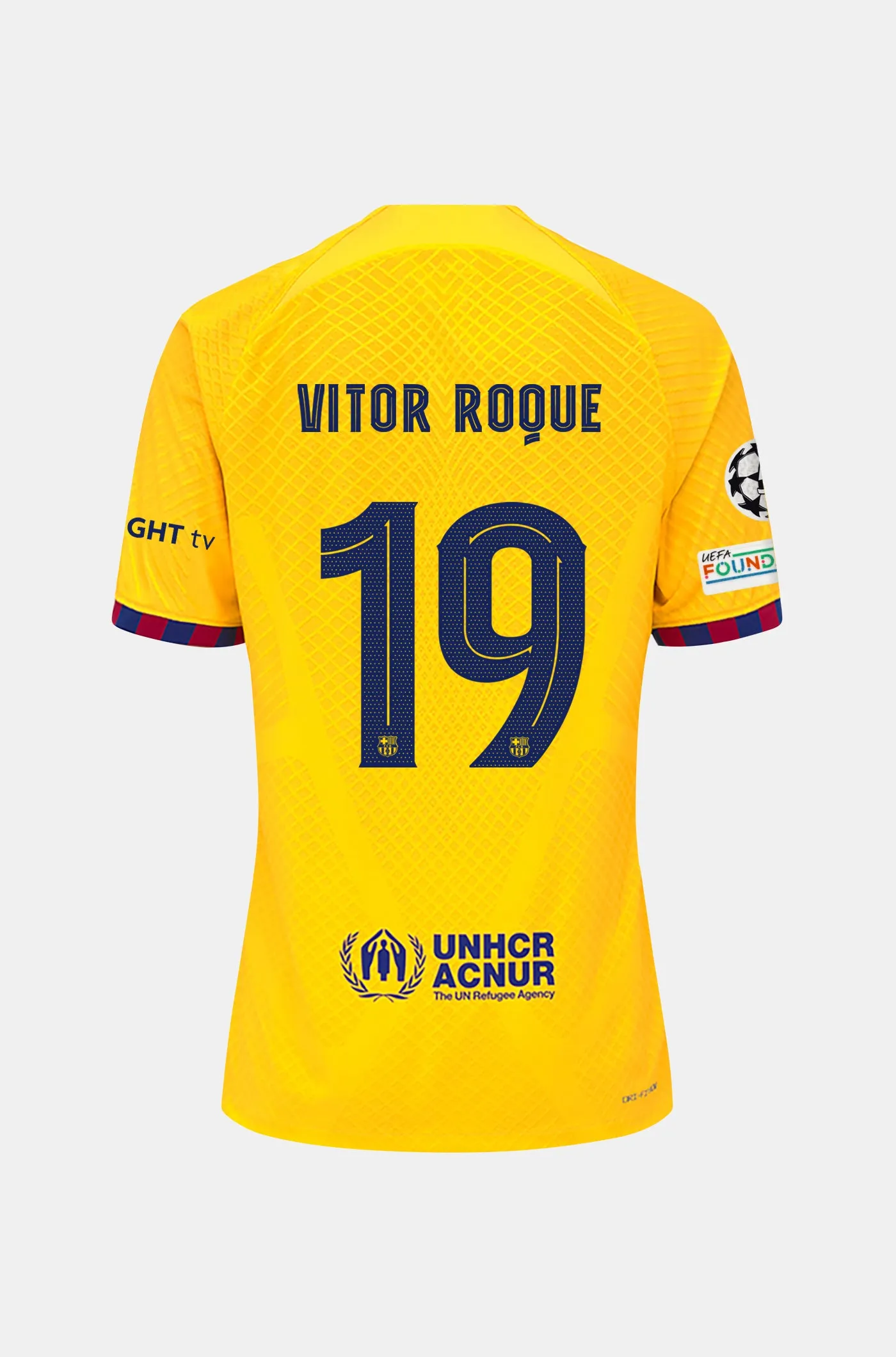 UCL FC Barcelona 23/24 Fourth Shirt - VITOR ROQUE