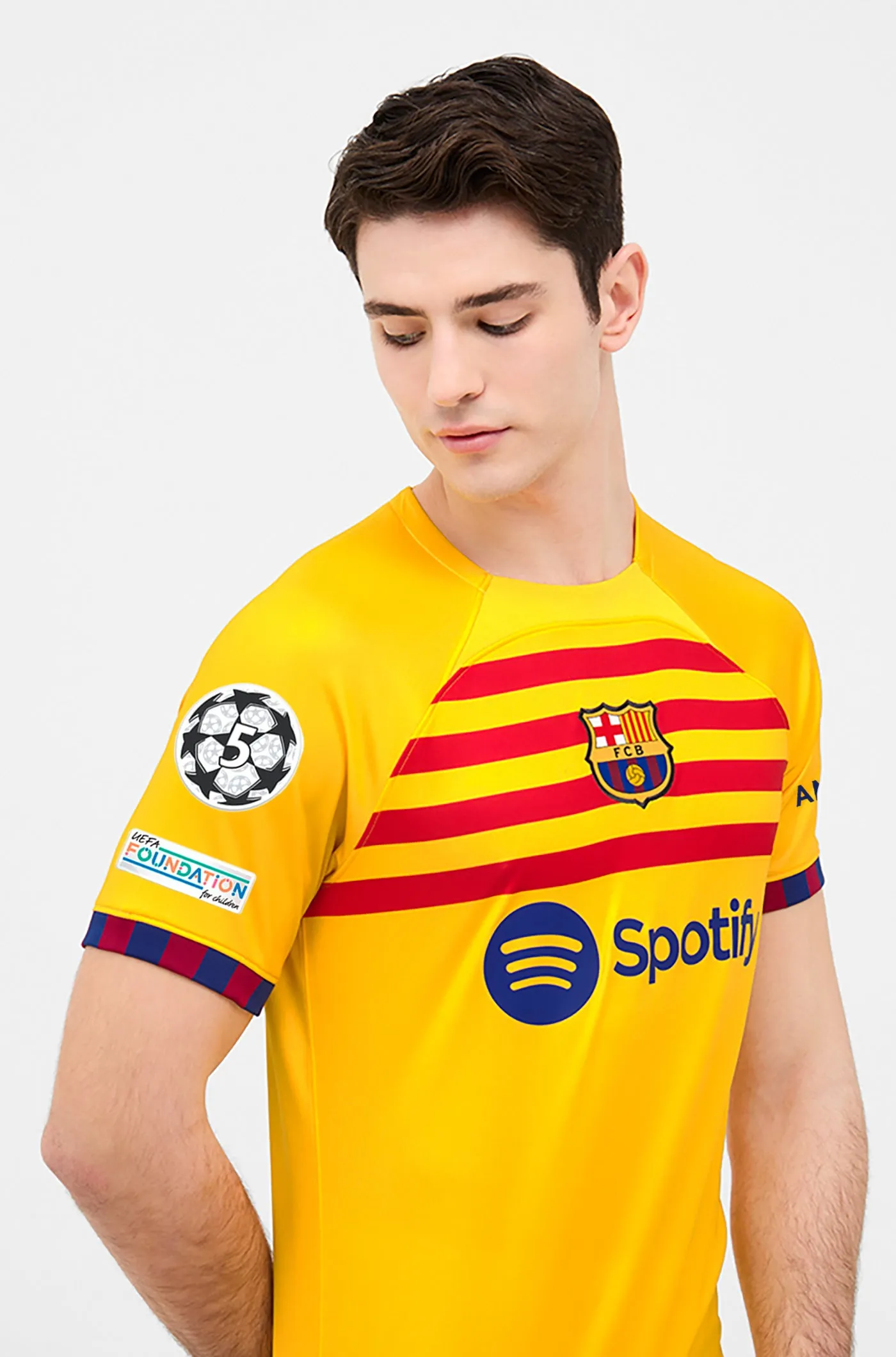 UCL FC Barcelona 23/24 Fourth Shirt - VITOR ROQUE