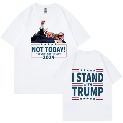 Unisex Trump T-shirt | Short Sleeve | Streetwear | Letter Print