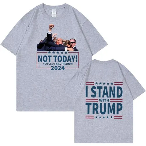 Unisex Trump T-shirt | Short Sleeve | Streetwear | Letter Print