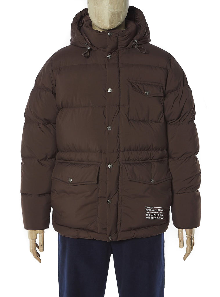 Universal Works Down Jacket brown HMO57C