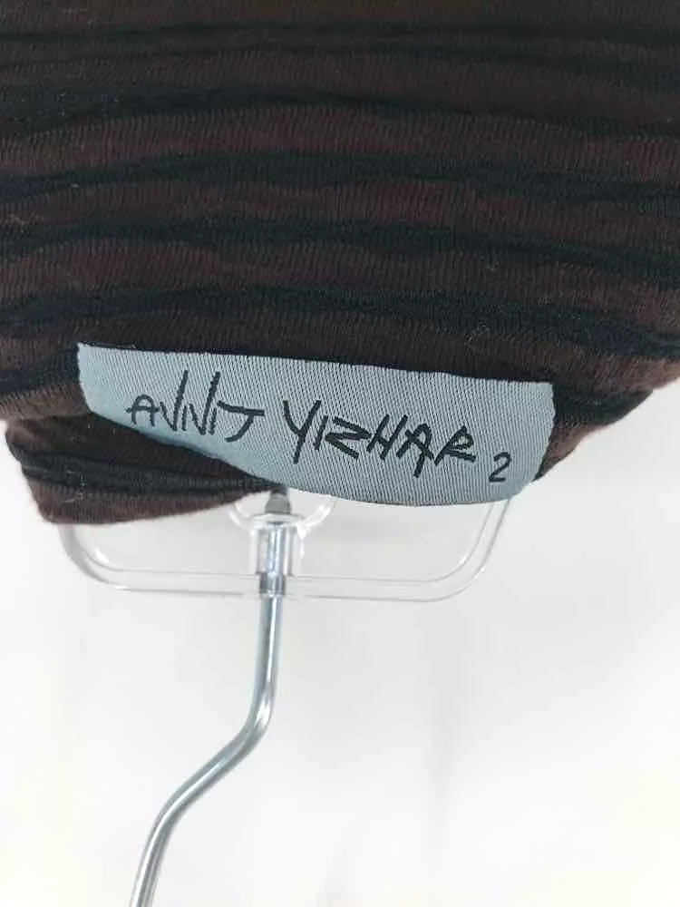 Used Avivit Yizhar Brown Tunic XL Button Down