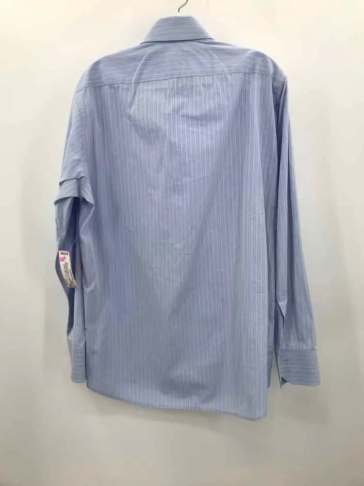 Used Boss Blue Men's Button Down, Medium Size