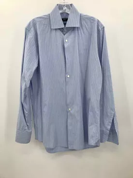 Used Boss Blue Men's Button Down, Medium Size