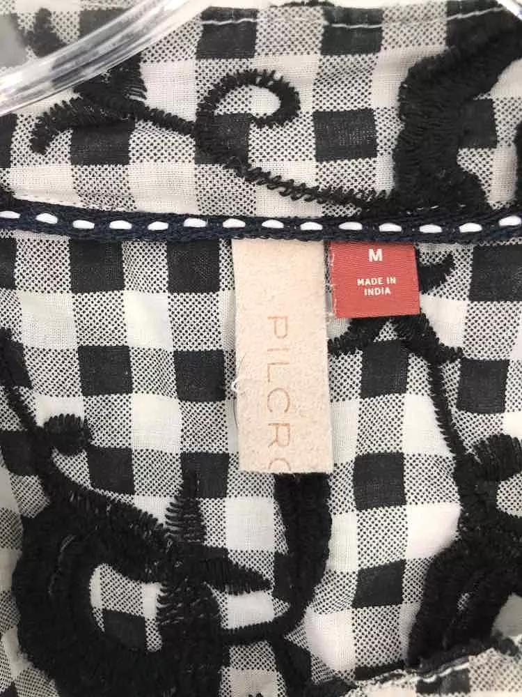 Used Pilcro Black Medium Button Down Shirt for Sale