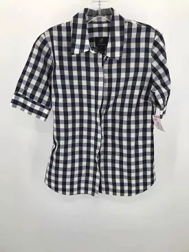 Used Pink Tartan Black Size 4 Button Down