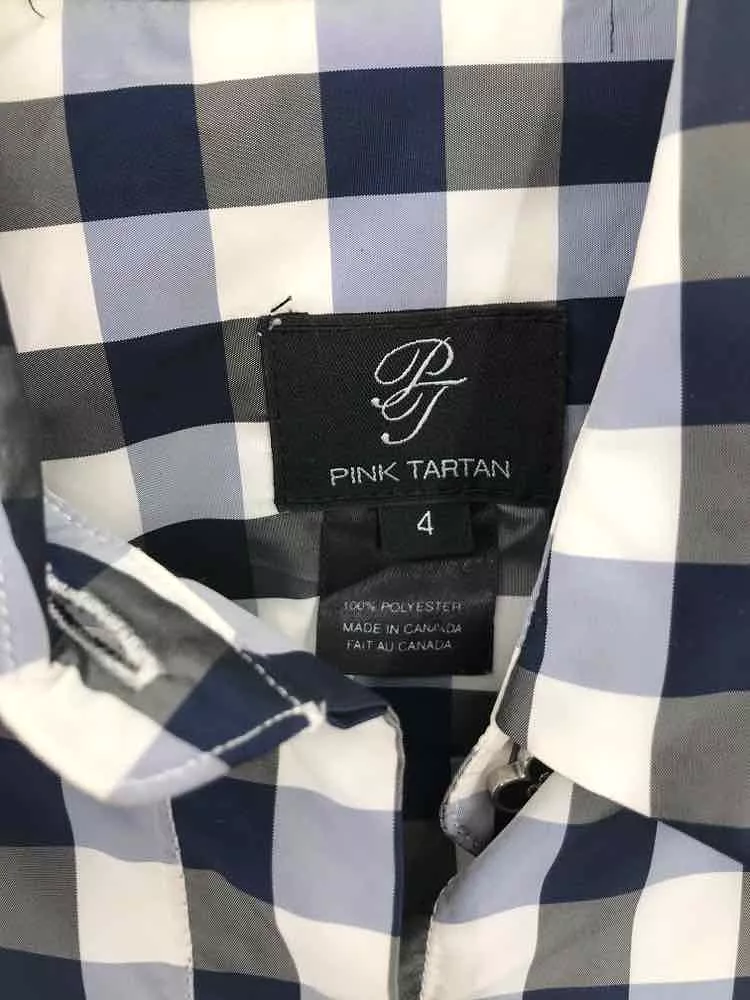 Used Pink Tartan Black Size 4 Button Down