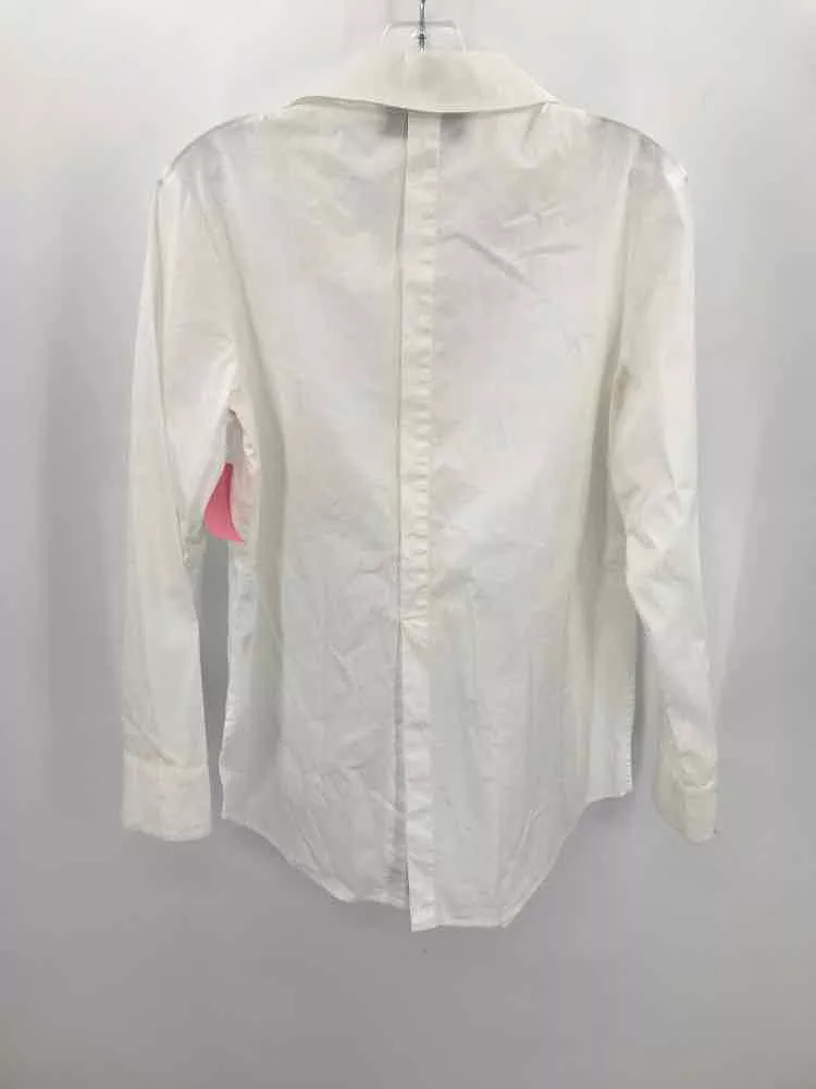 Used Sara Campbell White Size 10 Button Down Shirt