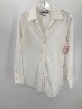 Used Sara Campbell White Size 10 Button Down Shirt