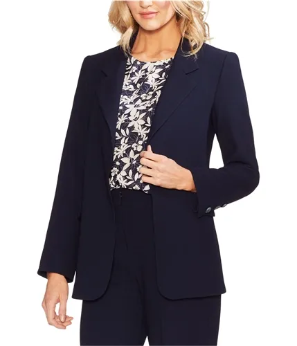 Vince Camuto Womens Parisian Crepe Blazer Jacket