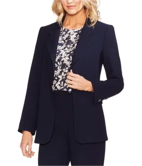 Vince Camuto Womens Parisian Crepe Blazer Jacket