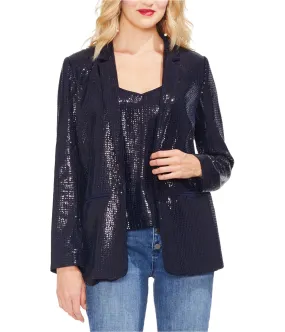 Vince Camuto Womens Sequin Blazer Jacket