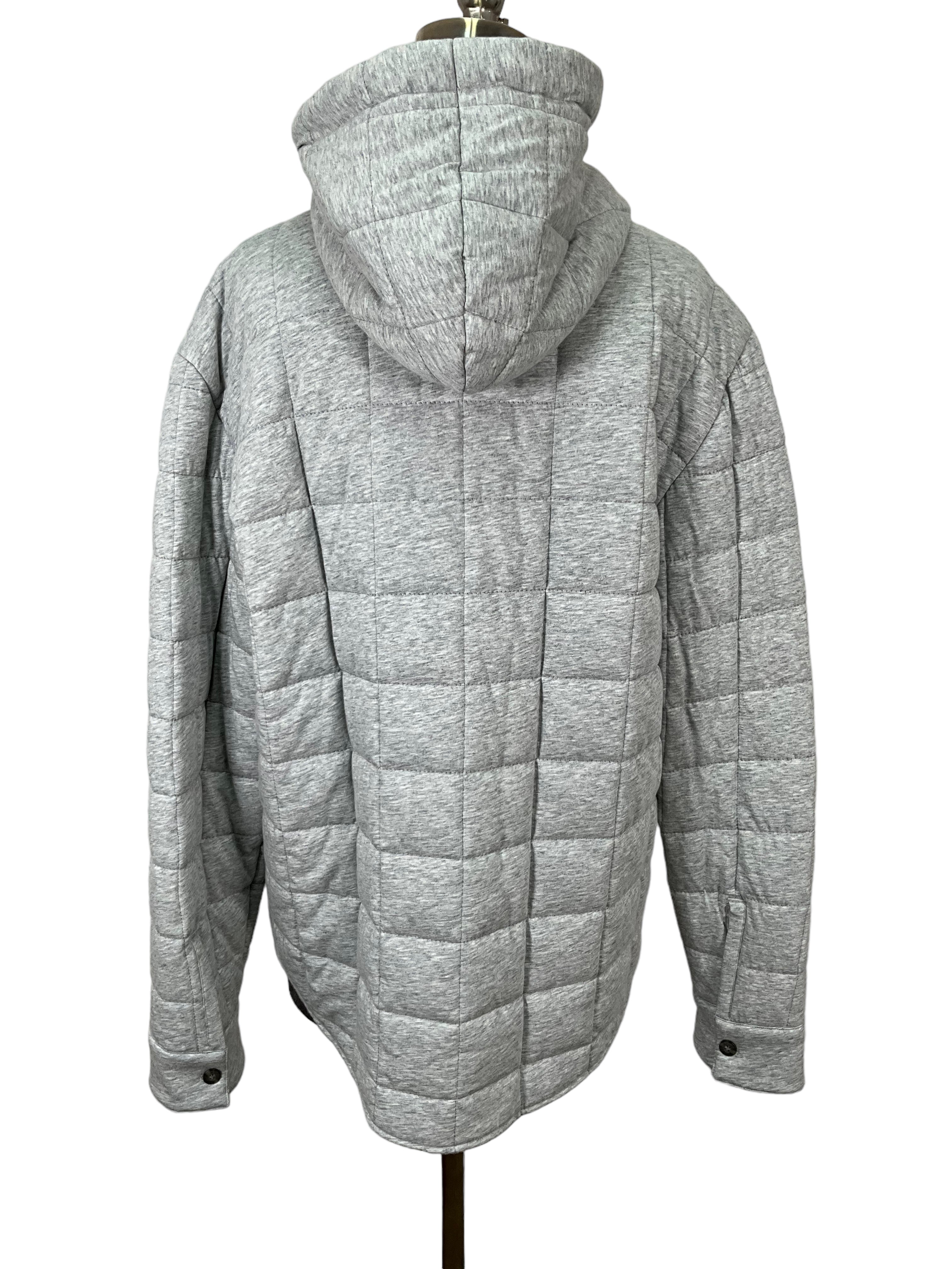 Vince Gray Cotton Down Jacket Large.