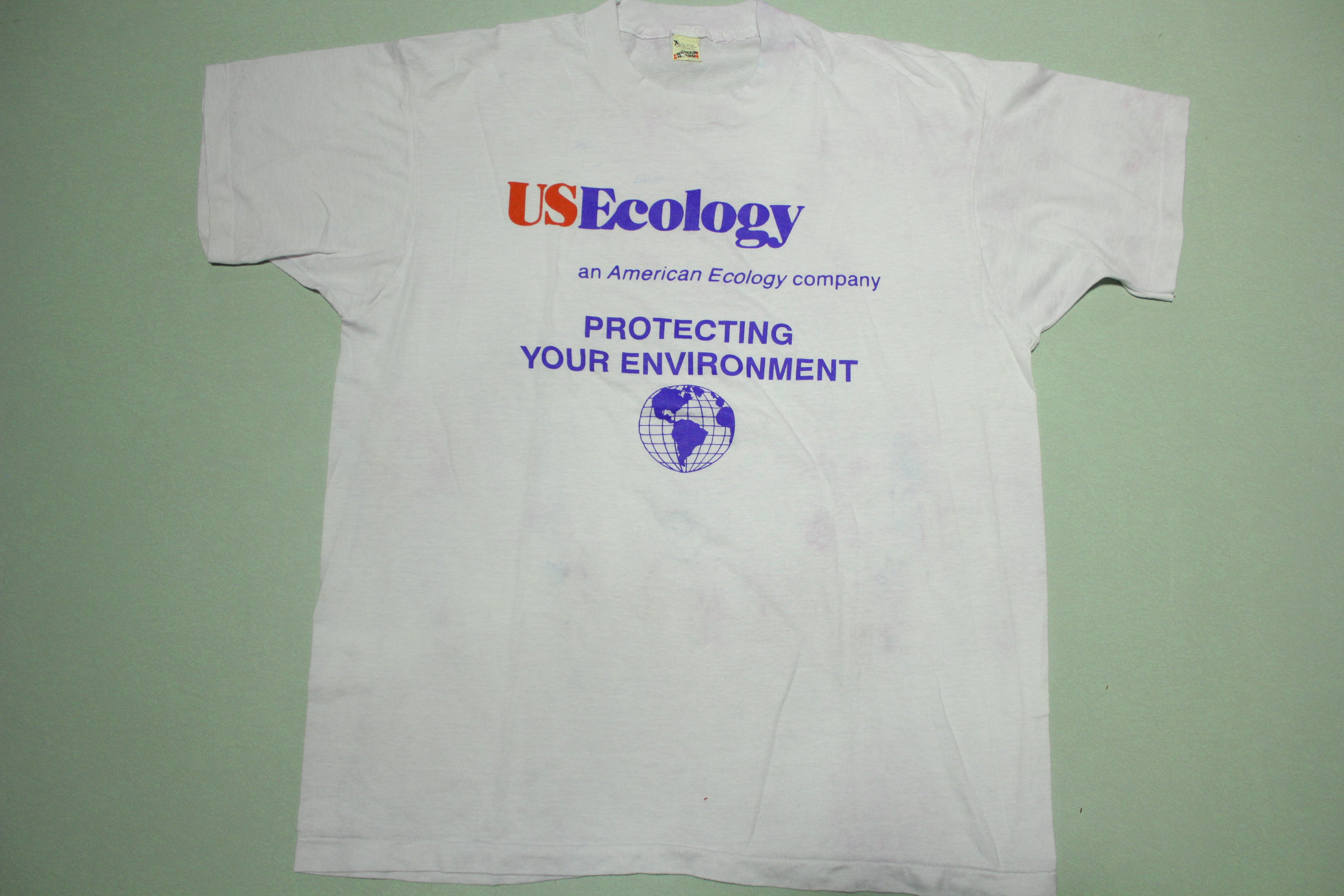 vintage 80's screen stars USA single stitch t-shirt for protecting the environment