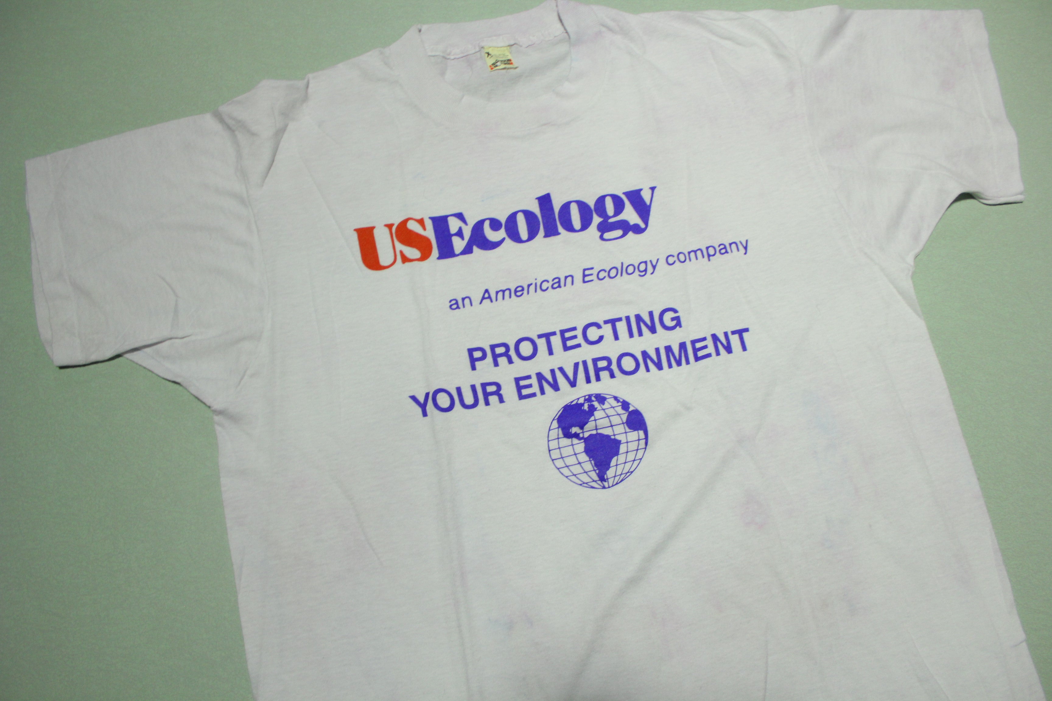 vintage 80's screen stars USA single stitch t-shirt for protecting the environment