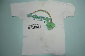 Vintage 80's Single Stitch RN 20100 T-Shirt - Hawaii Islands Rainbow Connection