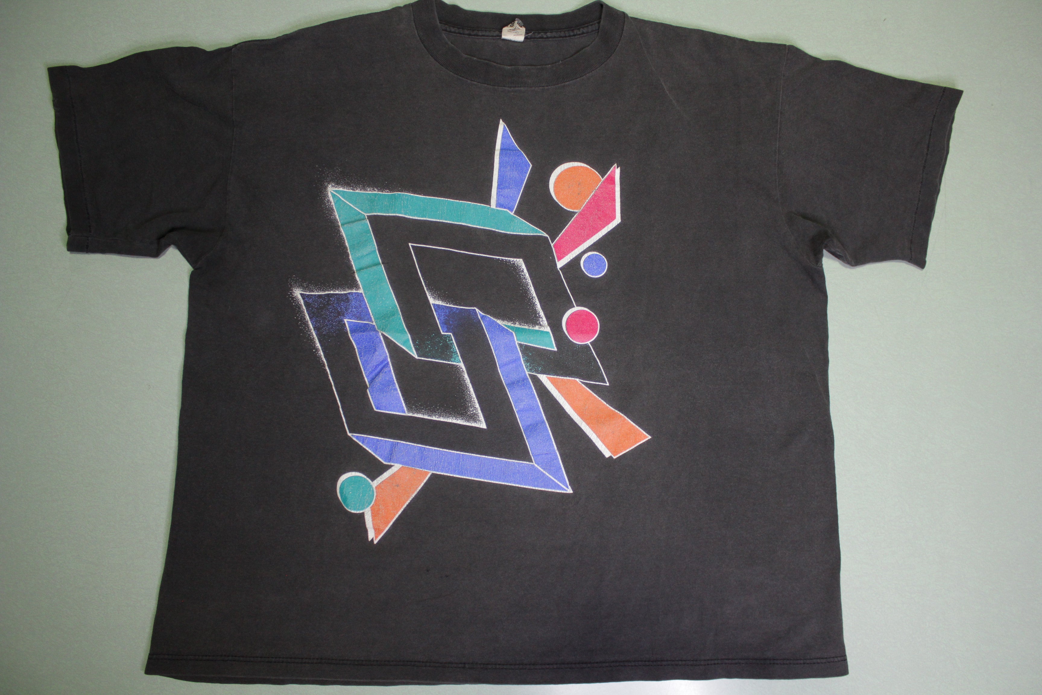 Vintage 80's Space Geometry Futurama Single Stitch T-Shirt | Body Coz