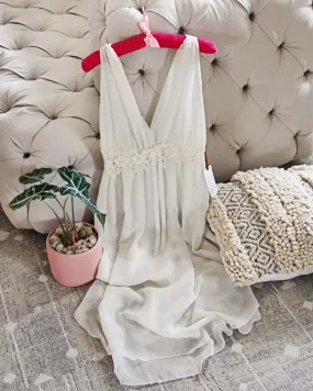 Chiffon and Lace Vintage Nightgown