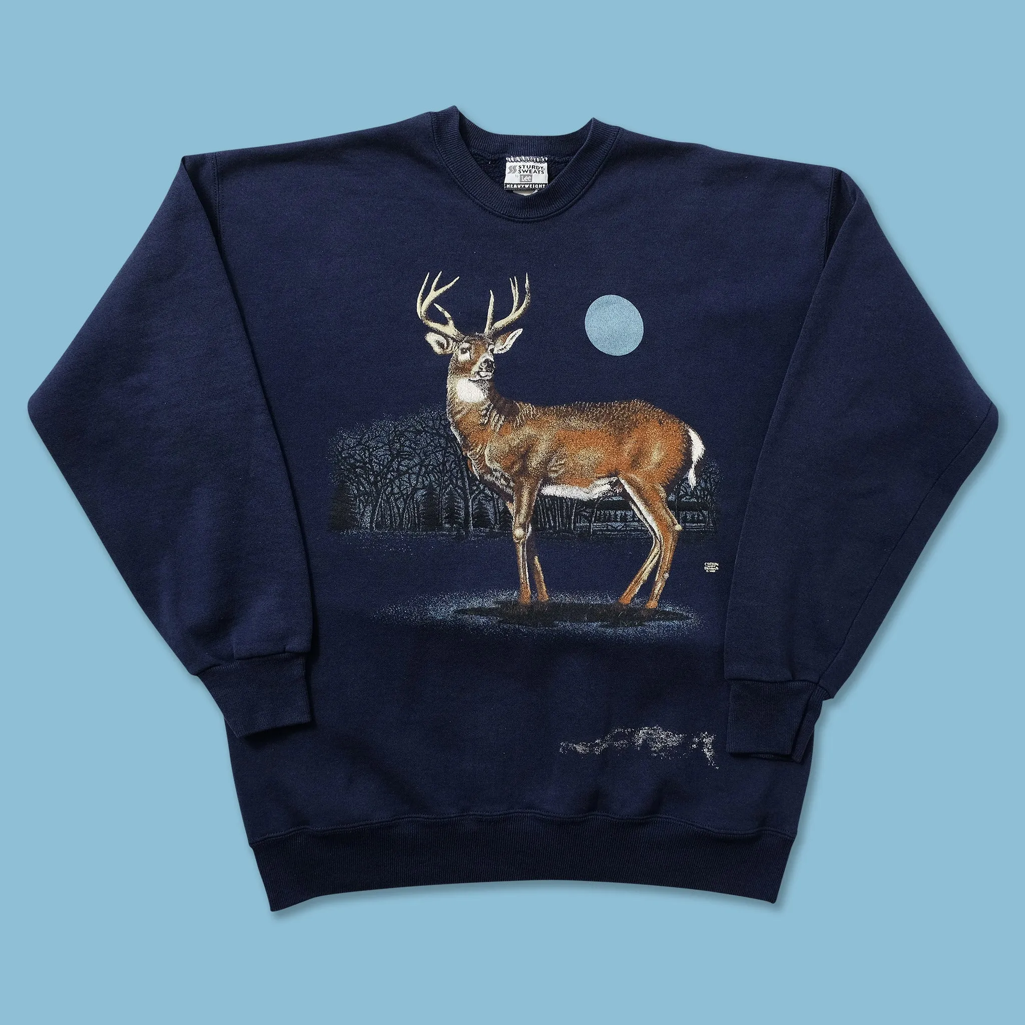 Medium Vintage Deer Sweater