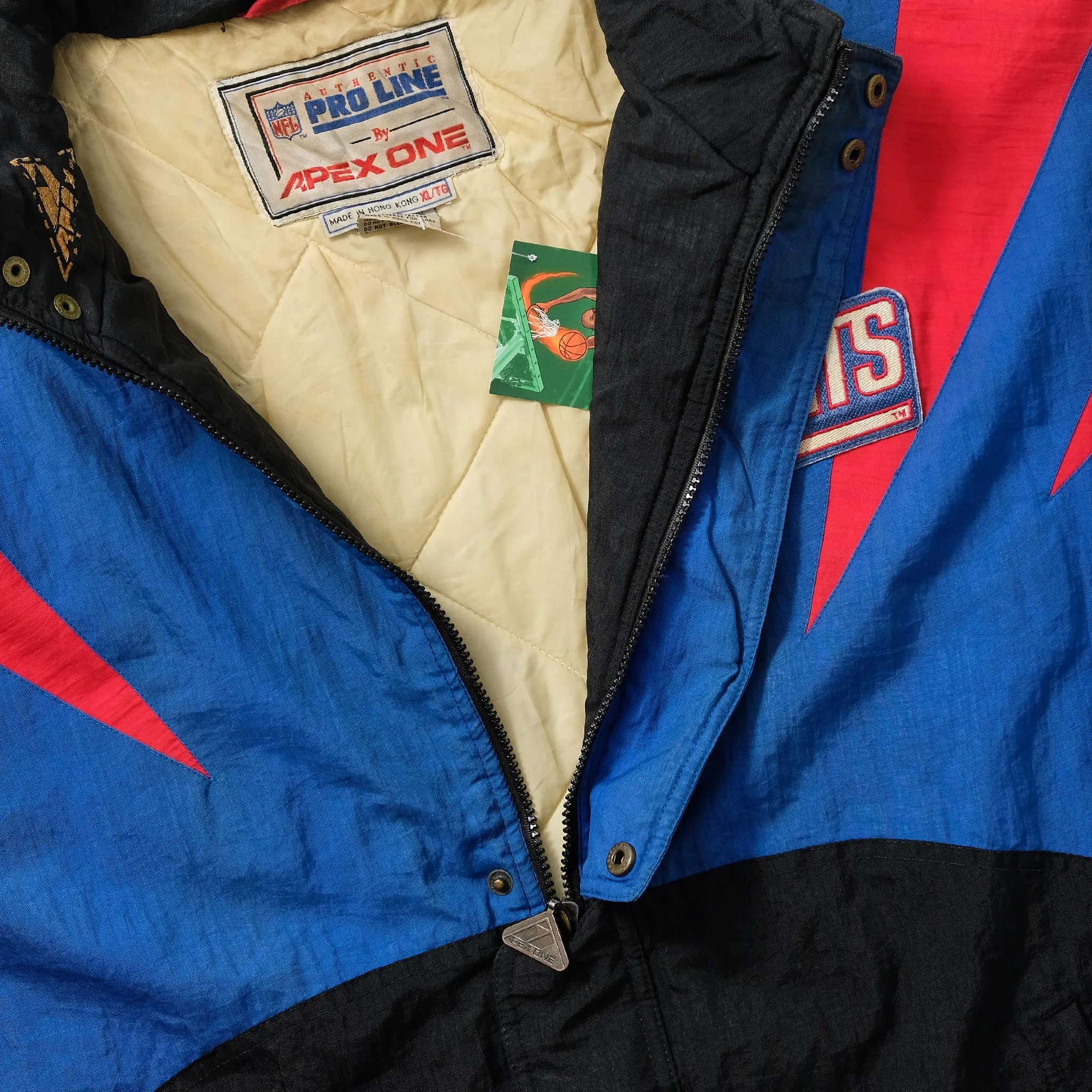 Vintage New York Giants Women's Padded Jacket, XXL