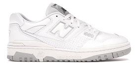 White Grey New Balance 550 sneakers