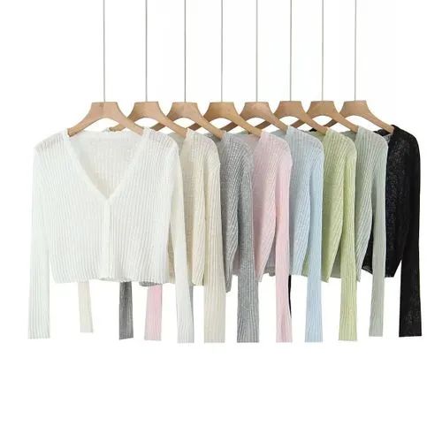 Women's Casual Simple Style Solid Color Single Breasted Cardigan