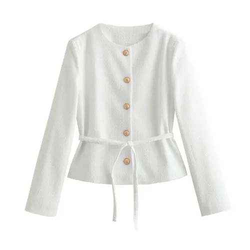 Women's Elegant Solid Color Pocket Single Breasted Blazer