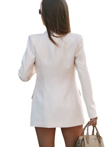 Women's Fashion Solid Color Patchwork Single Breasted Blazer