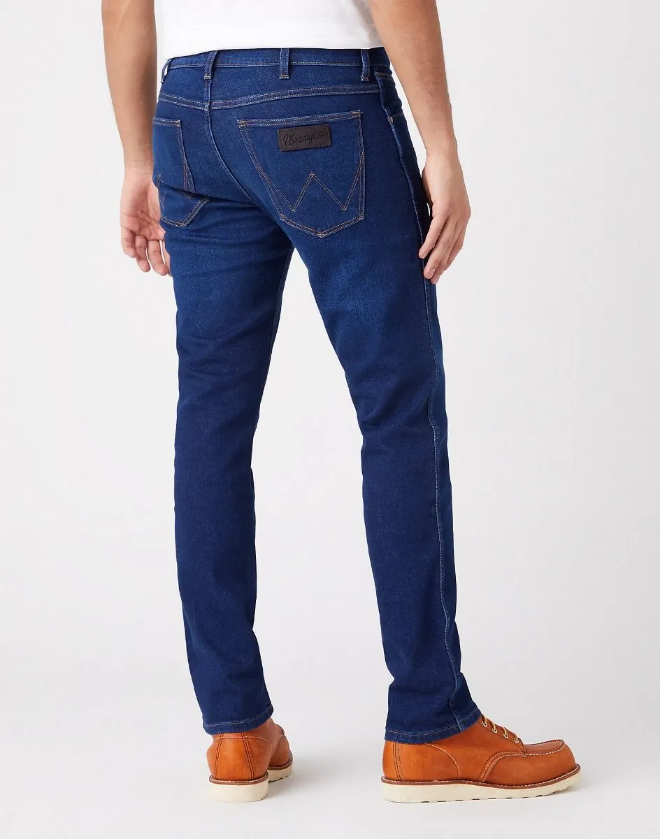 The Bullseye Denim Jeans - Wrangler Larston Low Slim