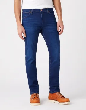 The Bullseye Denim Jeans - Wrangler Larston Low Slim