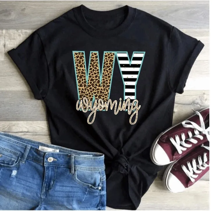 Wyoming themed t-shirt