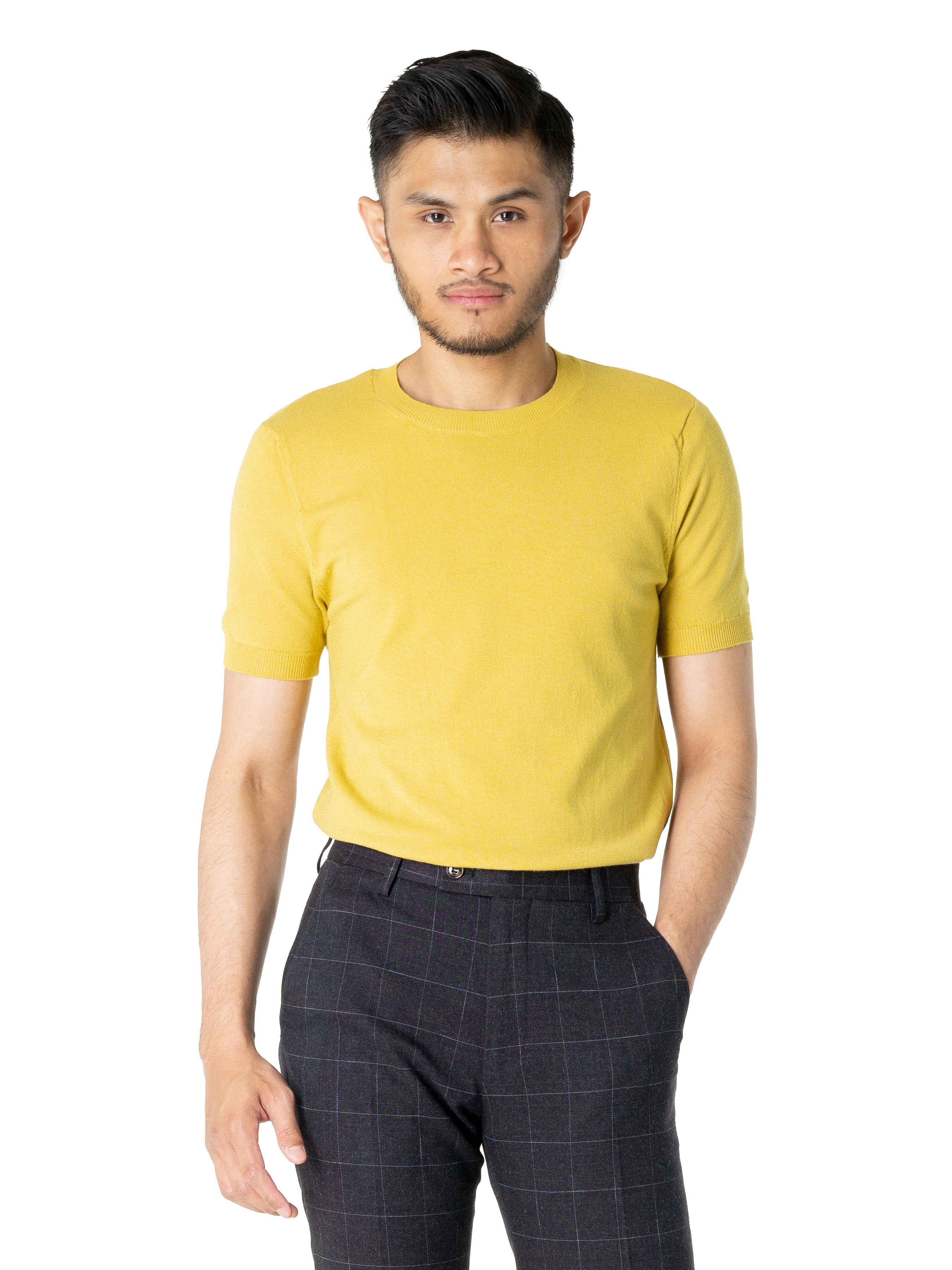 Yellow Crew Neck T-Shirt