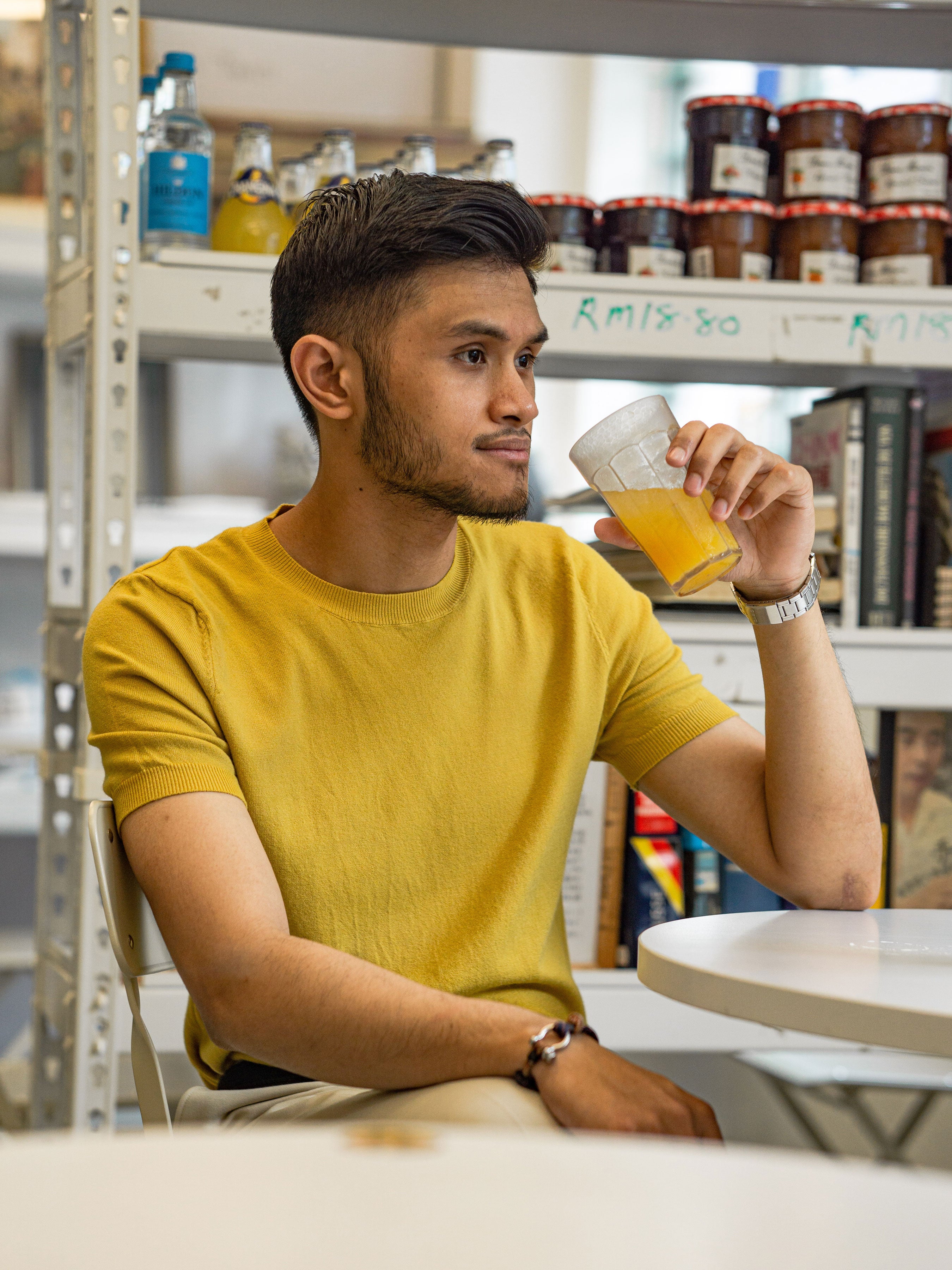 Yellow Crew Neck T-Shirt