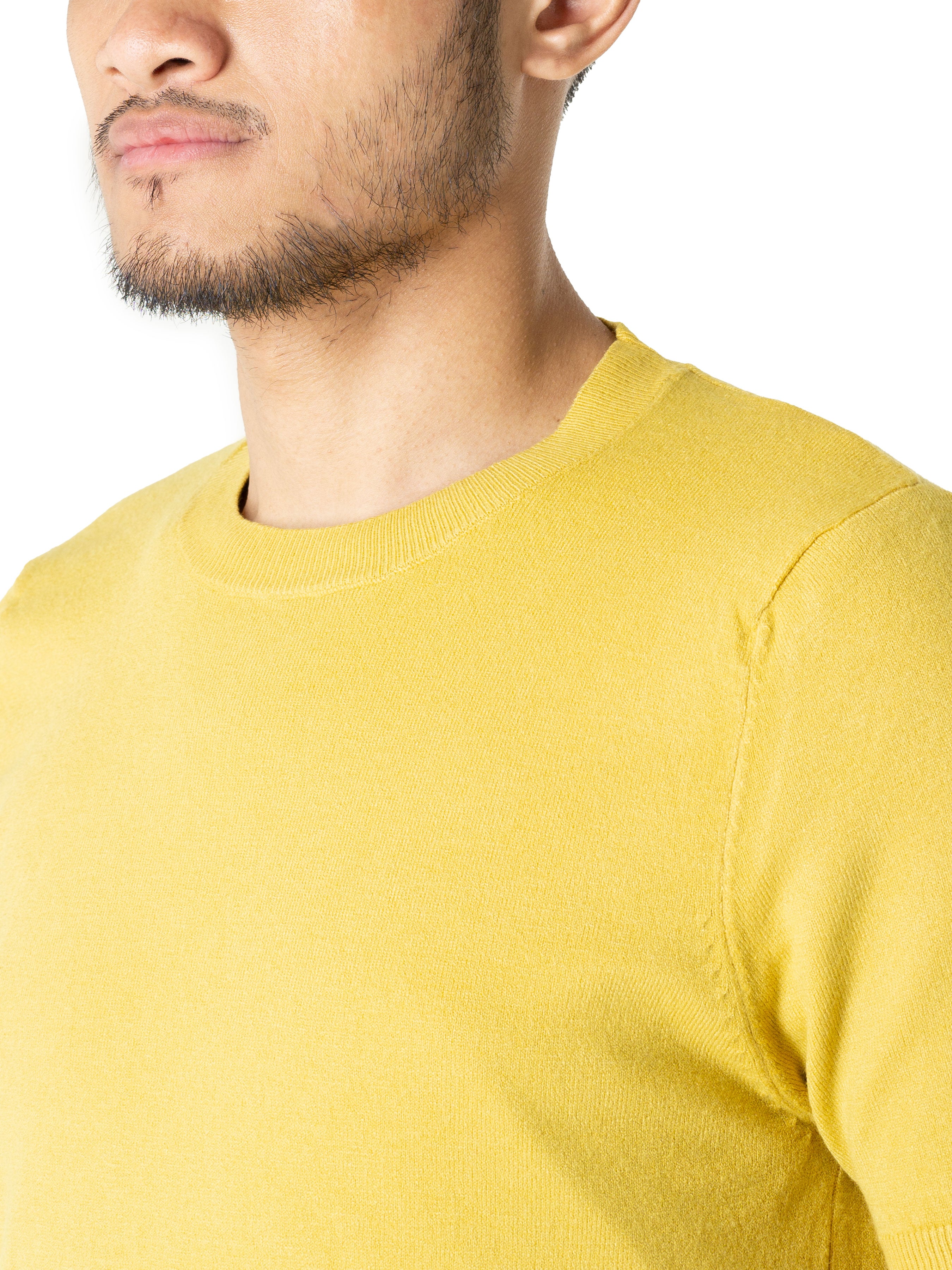 Yellow Crew Neck T-Shirt