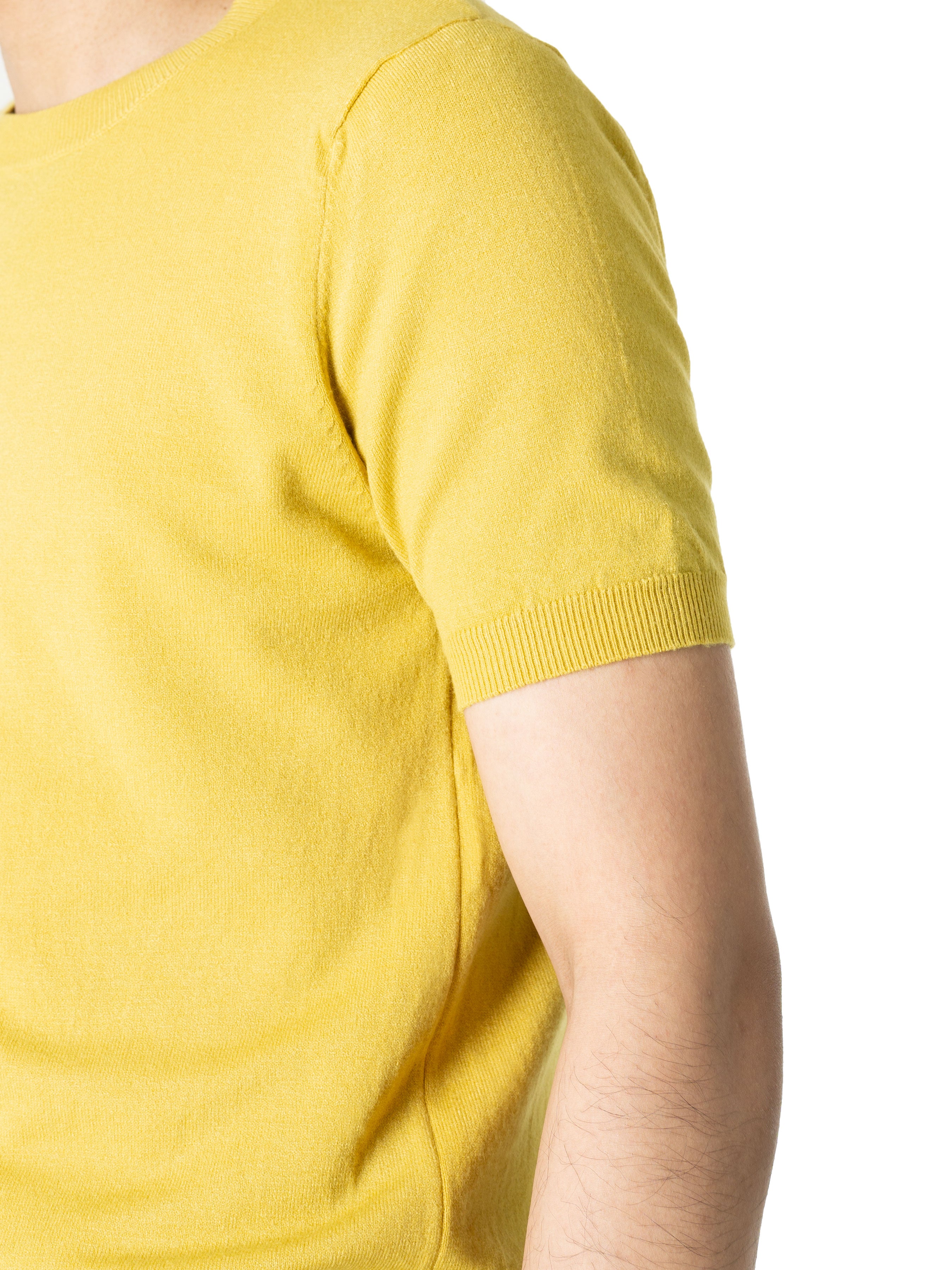 Yellow Crew Neck T-Shirt