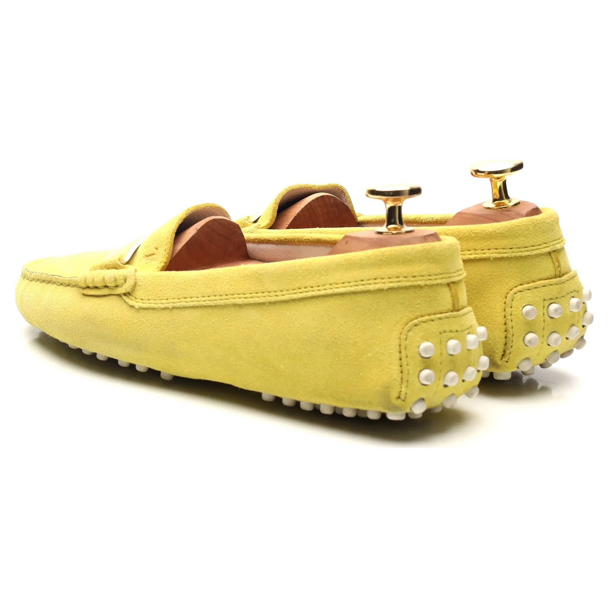 Yellow Suede Driving Loafers UK 3 EU 36 Women